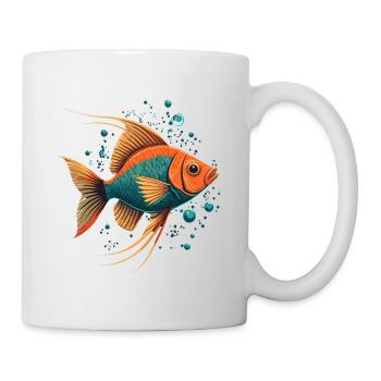 Unique Fish illustration - Mug - white - Right
