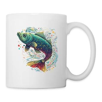 Colorful Fish Artwork - Mug - white - Right
