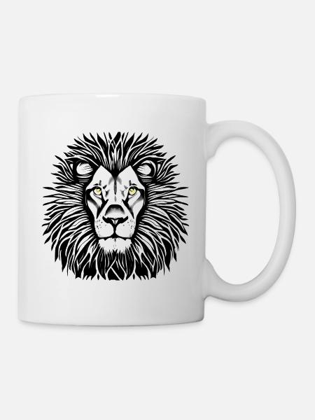 lion - Tasse - Weiß