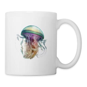 Colorful jellyfish design: Stylish & eye-catching - Mug - white - Right