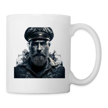 Die Schönheit der Seefahrt, segeln Kapitän Nautik - Tasse - Weiß - Rechts