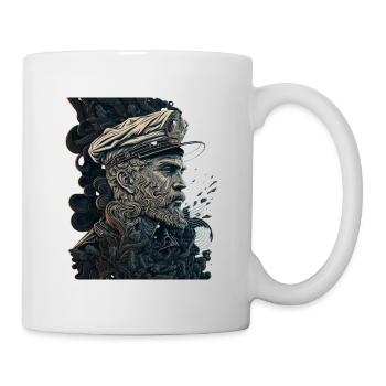 Die Schönheit der Seefahrt, segeln Kapitän Nautik - Tasse - Weiß - Rechts