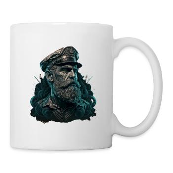 Die Schönheit der Seefahrt, segeln Kapitän Nautik - Tasse - Weiß - Rechts