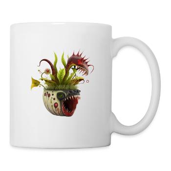 Zombie-Pflanzenfresser - Tasse - Weiß - Rechts