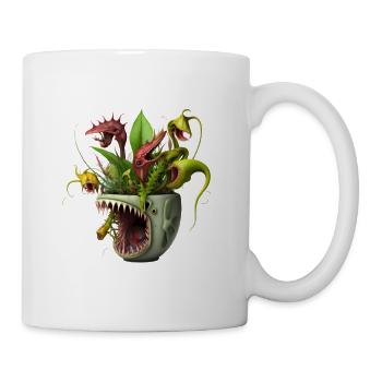 Plantes carnivores : la prochaine frayeur ? - Mug blanc - blanc - Droite