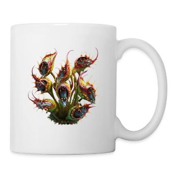 Pflanzen-Zombies auf der Jagd - Tasse - Weiß - Rechts