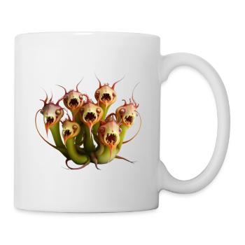 Zombie-Pflanzenfresser - Tasse - Weiß - Rechts