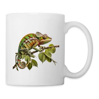 Chamäleon-Glamour - Tasse - Weiß - Rechts