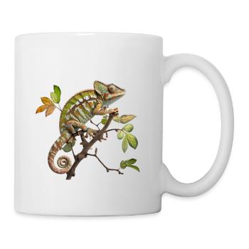 Follow the chameleon - Mug - white - Right