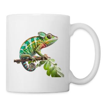 Colorful chameleon life - Mug - white - Right