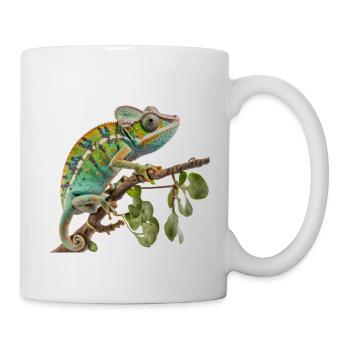 Follow the chameleon - Mug - white - Right