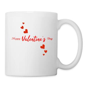 Joyeuse Saint-Valentin - Mug blanc - blanc - Droite