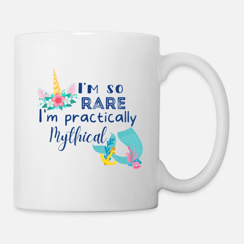I'm so rare I'm practically mythical - Mug - white