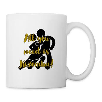 All You Need Kizomba Gold - Tasse - Weiß - Rechts