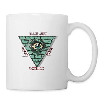Was los! - Tasse - Weiß - Rechts