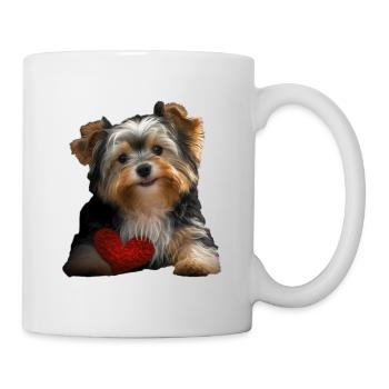 Biewer Yorkshire Terrier - Mug - white - Right