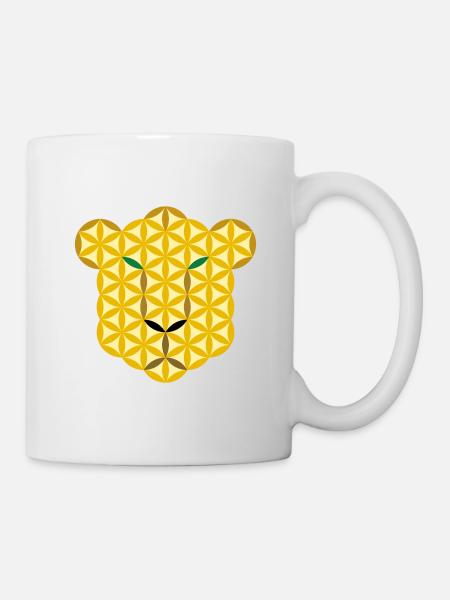 Leopard of Life Gr/E - Mug - white