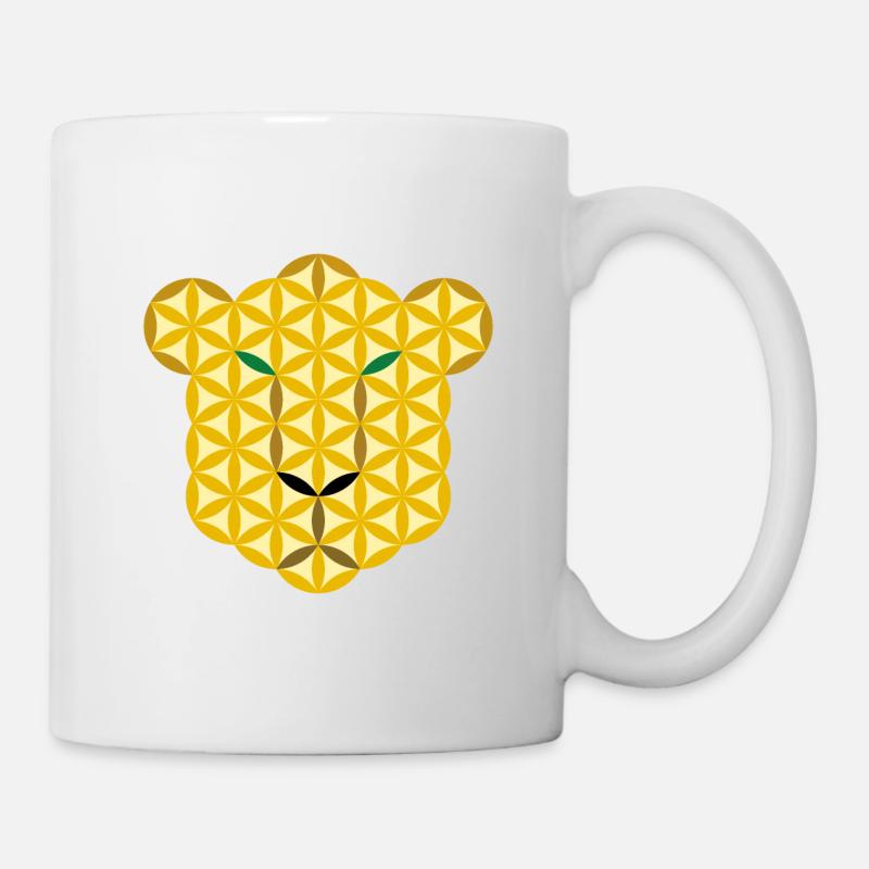 Léopard de Vie Gr/E - Mug blanc - blanc