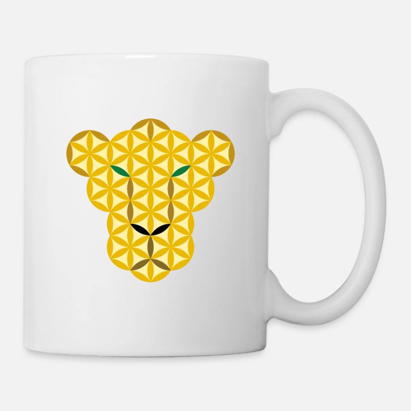Panthère de vie - Gr/E - Mug blanc - blanc