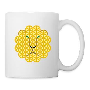Lion de vie - Alpha Gr/E - Mug blanc - blanc - Droite