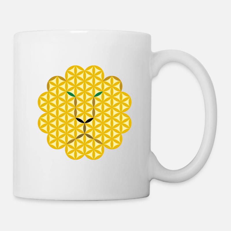 Löwe des Lebens - Alpha Gr/E - Tasse - Weiß