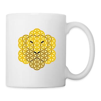 Lion de Vie - aime ma vieB - Mug blanc - blanc - Droite