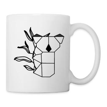 Koala auf Eukalyptus - Tasse - Weiß - Rechts