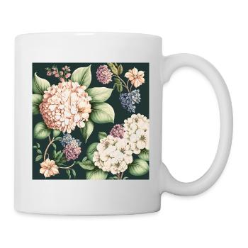 Floral Design 26 - Tasse - Weiß - Rechts