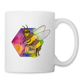 nieliche Biene HIVE - Tasse - Weiß - Rechts