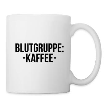 Blutgruppe Kaffee - Tasse - Weiß - Rechts