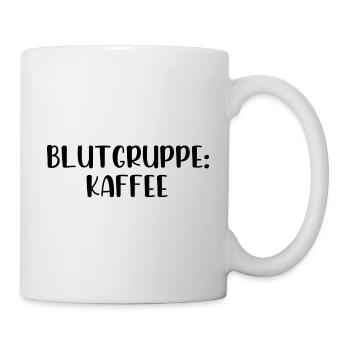 Blutgruppe Kaffee - Tasse - Weiß - Rechts