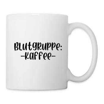 Blutgruppe Kaffee - Tasse - Weiß - Rechts