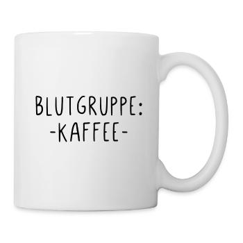 Blutgruppe Kaffee - Tasse - Weiß - Rechts