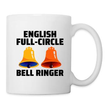 English Full-Circle Bell Ringer Ringing UK England - Mug - white - Right