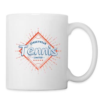 Tennis Vintage Retro Tennis Player Player Sport - Mug - white - Right