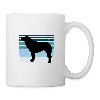 Aidi Dog Silhouette Vintage Sunset pour les amoureux des chiens - Mug blanc - blanc - Droite
