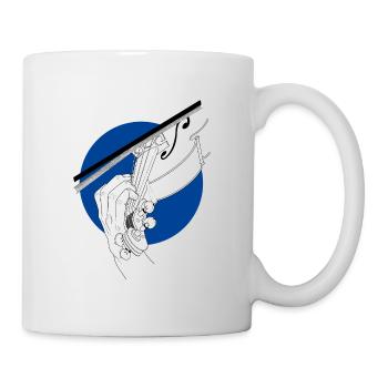 Violin Viola Viola Hand Instrument - Mug - white - Right