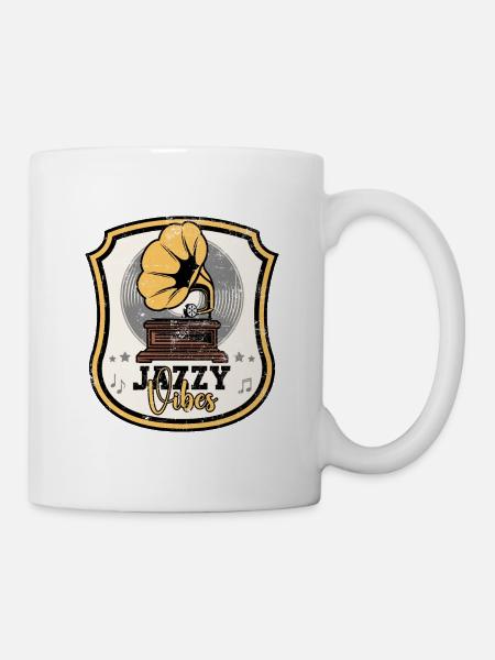 Cooles Jazzy Vibes Geschenk - Tasse - Weiß
