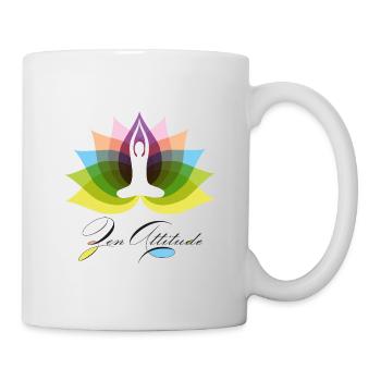 Zen-Einstellung - Tasse - Weiß - Rechts