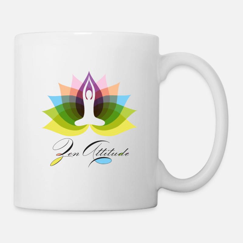 Zen-Einstellung - Tasse - Weiß