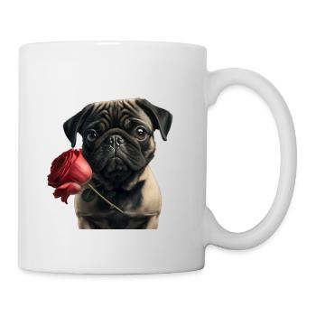 Carlin Saint-Valentin - Mug blanc - blanc - Droite