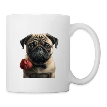 Carlin Saint-Valentin - Mug blanc - blanc - Droite