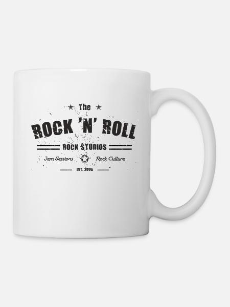 ROCK 'N' ROLL ROCK STUDIOS - Mug - white