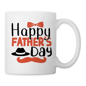 Bonne fête des pères - Mug blanc - blanc - Droite