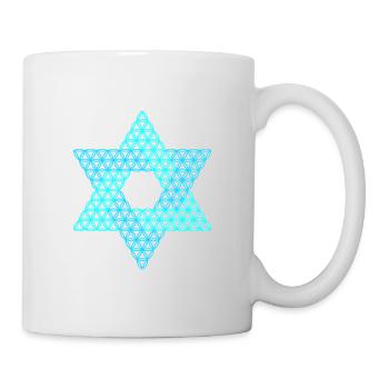 Sacred Star - Star of Life 04/3D/Blue - Mug - white - Right