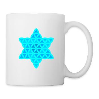 Sacred Star - Star of Life 02/Inv/Blue, - Mug - white - Right