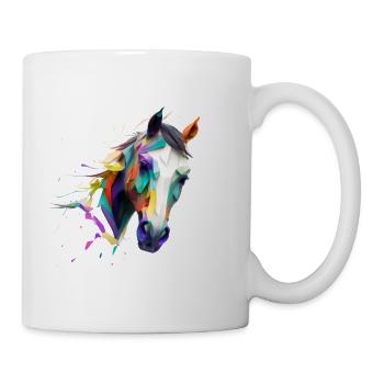Mosaic Horse - Mug - white - Right