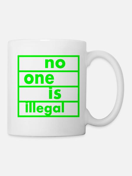 No one is illegal - Tasse - Weiß