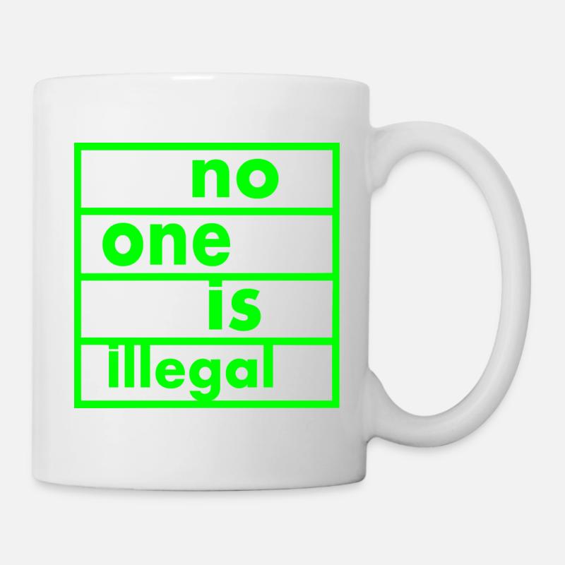 No one is illegal - Tasse - Weiß