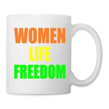 Women life freedom - Mug blanc - blanc - Droite